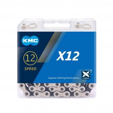 KMC цепь X12 - speed 12, Links 126_Silver