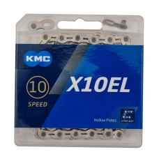 KMC цепь X10EL - speed 10, Links 116_Silver