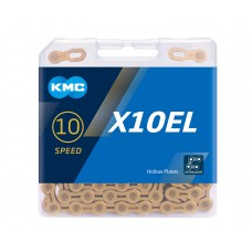 KMC цепь X10EL - speed 10, Links 116_Gold