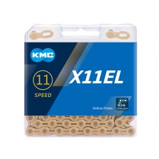 KMC цепь X11EL - speed 11, Links 118_Gold
