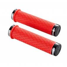Грипсы Sram DH Silicone Locking - Red with Double Clamps & End Plugs
