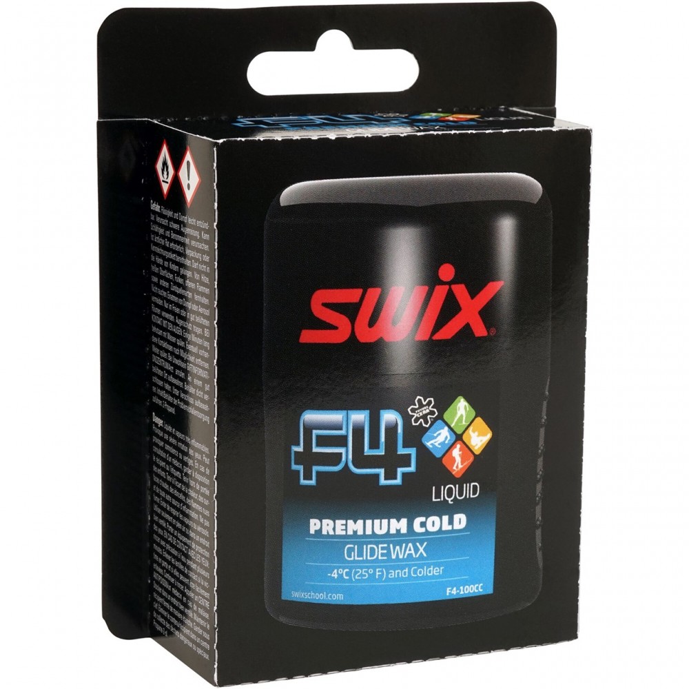 F cold. Парафин Swix f4 Premium. Swix f4 Premium Universal easy Glide Fluor Wax. Парафин f4 -100 cc Cold Premium жидкий Swix из чего состоит. Парафин f4 200 cc Cold Premium жидкий Swix из чего состоит.